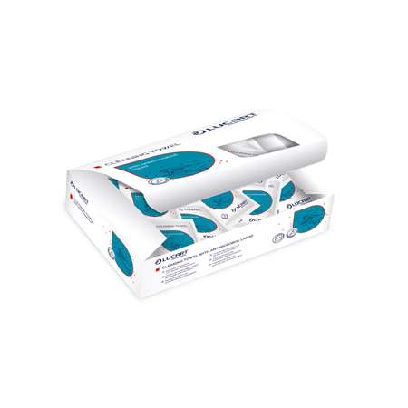 Image de LINGETTE NETTOYANTE EMBALLAGE INDIVIDUEL BOITE DE 150