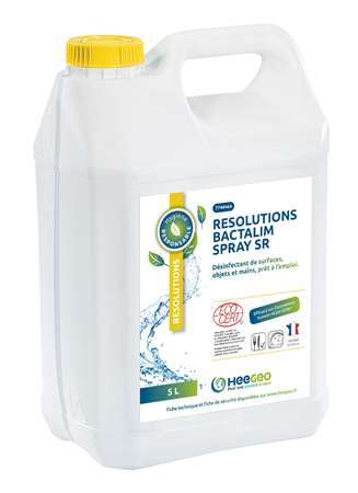 Image de BACTALIM SPRAY SANS RINCAGE DESINFECT DE CONTACT 5L ECOCERT