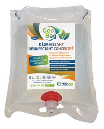 Image de GEOBAG DEGRAISSANT DESINFECTANT CONCENTRE COLIS 2X5L