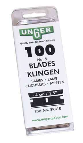 Image de LAME GRATTOIR A VITRE 4CM BOITE DE 100