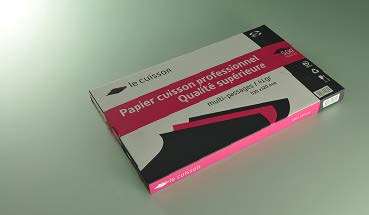 Image de PAPIER CUISSON SILICONE 53X32 2 FACES 41GR/M² -PAQUET DE 500