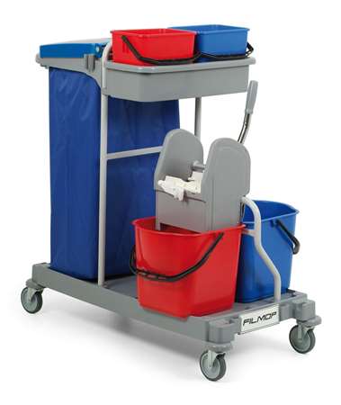 Image de CHARIOT ARIANE 2115 2X6L + 2X15L + PRESSE A MACHOIRE