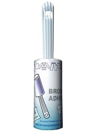 Image de BROSSE TEXTILE PAPIER SPIRALE ADHESIVE 24 FEUILLES