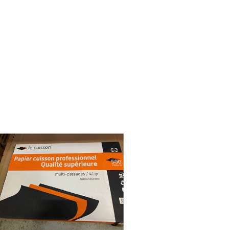Image de PAPIER CUISSON 40X60 SILICONÉ 2 FACES 41 GR/M² COLIS DE 500
