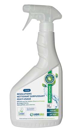 Image de RESOLUTIONS NETTOYANT SURPUISSANT MULTI-USAGE 750ML ECOLABEL