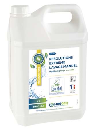 Image de RESOLUTIONS EXTREME LAVAGE MANUEL 5L ECOLABEL