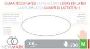 Image de GANT LATEX NEW MARK NON POUDRE TAILLE L BOITE 100