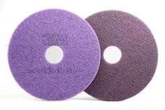 Image de DISQUE 3M ENTRETIEN DU MARBRE MAUVE DIAM 432 COLIS DE 5