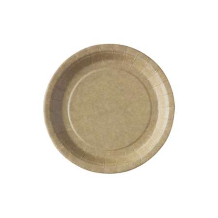 Image de ASSIETTE KRAFT BIODEGRADABLE D18CM (carton de 9X50)