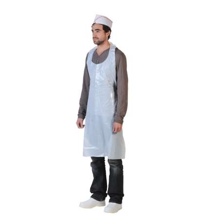 Image de TABLIER PE BLANC 30M. PAQ.100