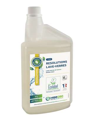 Image de RESOLUTIONS LAVE-VERRES 6X1L DOSEUR ECOLABEL