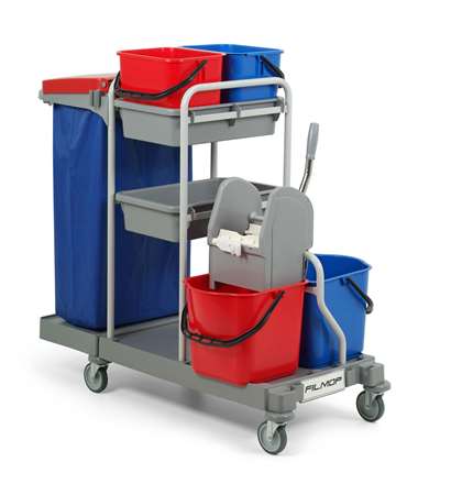 Image de CHARIOT ARIANE 225 2X6L + 2X15L + PRESSE A MACHOIRE