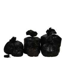 Image de SAC 20L HD STD SOUDURE ÉTOILE NOIR 9µ 450X480MM - COLIS 1000