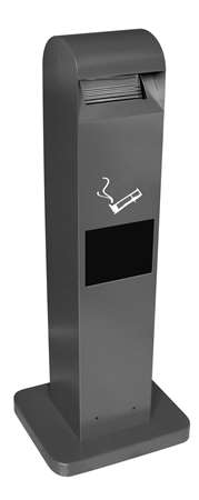 Image de CENDRIER TOTEM RECTANGULAIRE 2L+ CORBEILLE 8L