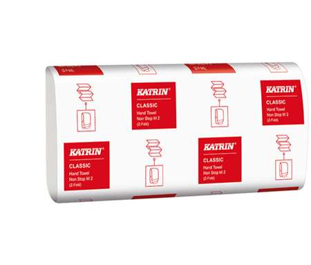 Image de ESSUIE-MAINS KATRIN EN Z 2 PLIS BLC 20X24CM COLIS DE 4000F