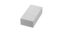 Image de SERVIETTE BIO DUNISOFT 40X40 BLANCHE PLIEE EN 8 COLIS DE 360