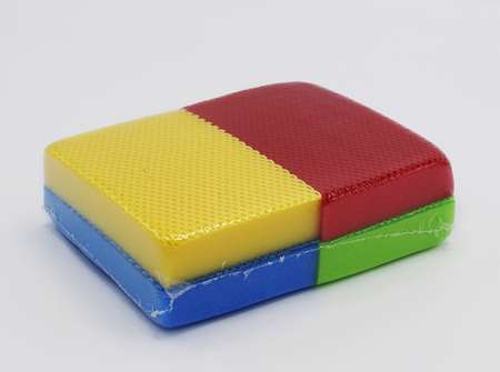 Image de ÉPONGE HACCP PANACHÉ SACHET DE 4