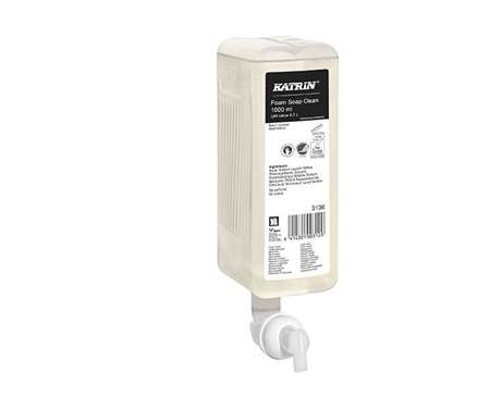 Image de SAVON MOUSSE SYSTEM CARTOUCHE ECOLABEL 6 X 1000ML