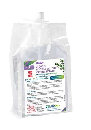 Image de ADOC ECODETERGENT DESINFECTANT COLIS 4x1.7L ECOCERT