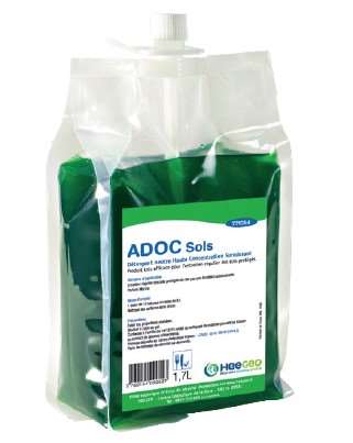 Image de ADOC SOLS DETERGENT NEUTRE MARINE COLIS 4 X 1.7L ECOCERT