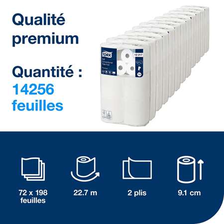 Image de PH RLX 198F TORK 2P BLC ECOLABEL - COLIS DE 72