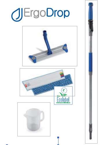 Image de KIT ERGODROP MANCHE RESERVOIR SUPPORT ALU SCRATCH 40CM