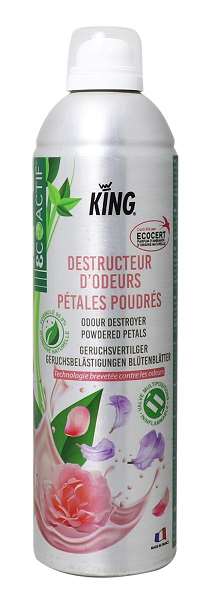 Image de DESTRUCTEUR D'ODEURS PETALES POUDREES KING 400ML ECOCERT