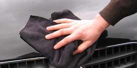 Image de MICROFIBRE NOIRE TRICOT SOFT BLACK 40X40 UNITE