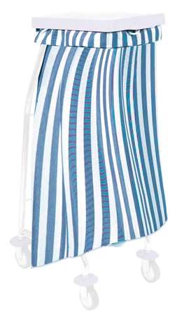 Image de SAC A FOND PLAT RAYURES BLEUES 65L