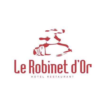 Image de SERV IMP ROUGE BIO-DUNISOFT 40X40 BLANCHE ROBINET D'OR C.720