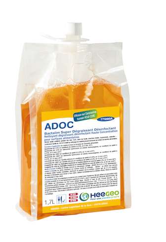 Image de ADOC BACTALIM SUPER DEGRAISSANT DESINFECTANT 4 X 1.7 L
