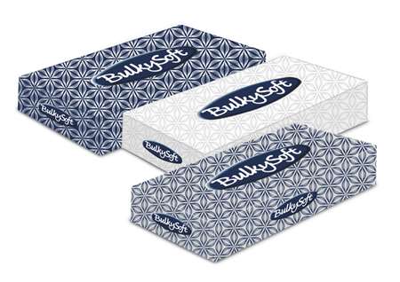 Image de MOUCHOIR BOITE RECTANGLE 2 PLIS ECOLABEL COLIS 40