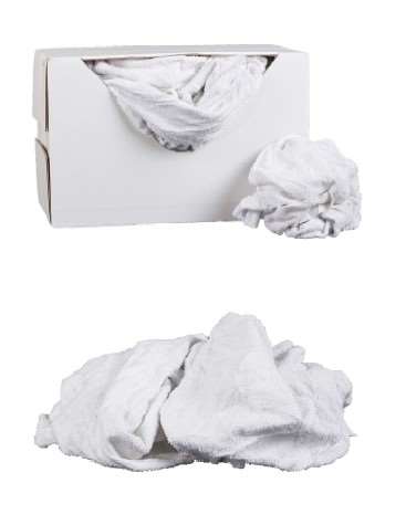 Image de CHIFFON EPONGE BLANCHE SERVIETTES CARTON 10KG