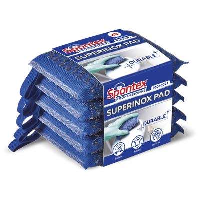 Image de SUPERINOX PAD TAMPON RECURAGE BLEU SACHET 5