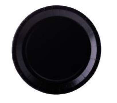 Image de ASSIETTE CARTON FIESTA DIAM.18 NOIRE COLIS DE 380