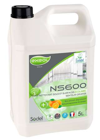 Image de NETTOYANT DEGRAISSANT SURODORANT ECOLABEL NS600 - 5L