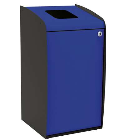 Image de BORNE DE TRI SELECTIF OUVERTURE FRONTALE BLEU