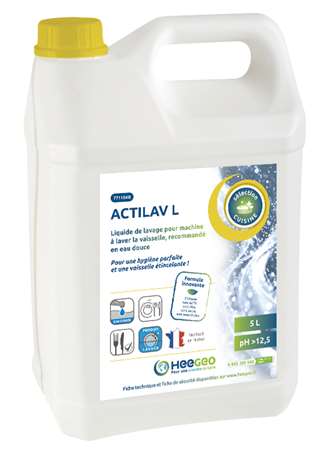 Image de ACTILAV L LIQUIDE DE LAVAGE VAISSELLE MACHINE EAU DOUCE 5L