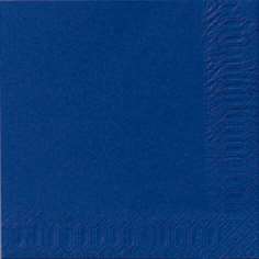 Image de SERVIETTE OUATE 2P 33X33CM BLEU FONCÉ - COLIS DE 2000