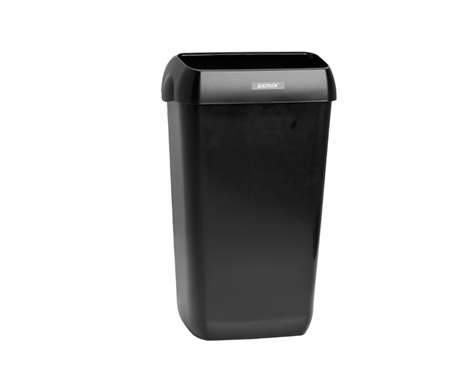 Image de POUBELLE AVEC COUVERCLE KATRIN INCLUSIVE 50L NOIR ABS