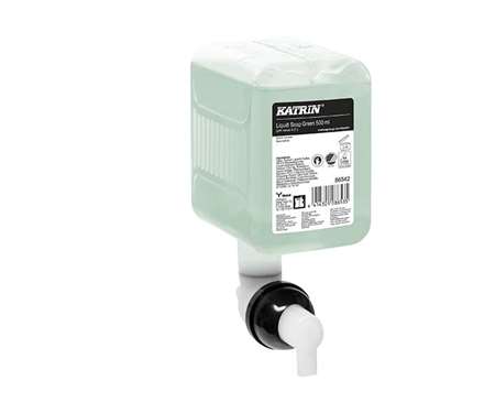 Image de KATRIN SAVON LIQUIDE GREEN CART.12x500ML ECOLABEL