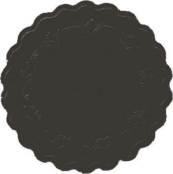 Image de DESSOUS DE VERRE OUATE MULTIPLIS Ø9CM ROMANCE NOIR C 2000
