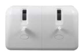 Image de DISTRIBUTEUR PH DC MIDI DOUBLE MINI BLANC ABS