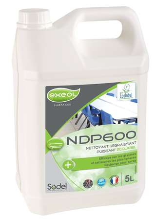 Image de NDP 600 NETTOYANT DEGRAISSANT PUISSANT 5L ECOLABEL
