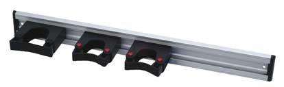 Image de RAIL 3 SUPPORTS DE MANCHE TOOLFLEX RAIL ALU 50CM ÉQUIPÉ