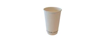 Image de GOBELET CARTON DOUBLE PAROI 30/35CL BLANC SPE CHAUD C.500