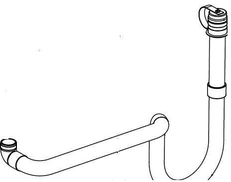 Image de FLEXIBLE VIDANGE SC 530 (sans collier de serrage)