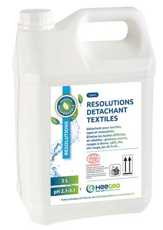Image de RESOLUTIONS DETACHANT TEXTILES 5L ECOCERT