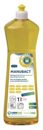 Image de MANUBACT LIQUIDE PLONGE MANUELLE BACTERICIDE 1L