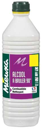 Image de ALCOOL A BRULER 90° FLACON 1 LT